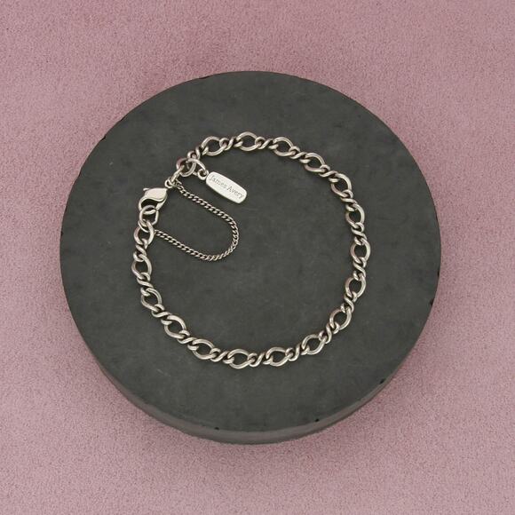 james avery sterling silver medium twist charm bracelet size 7in - Picture 1 of 3